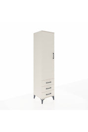 Hyperion Dolap 4 Raflı 3 Çekmeceli Tek Kapaklı 44x44x195 Aytaşı-Aytaşı