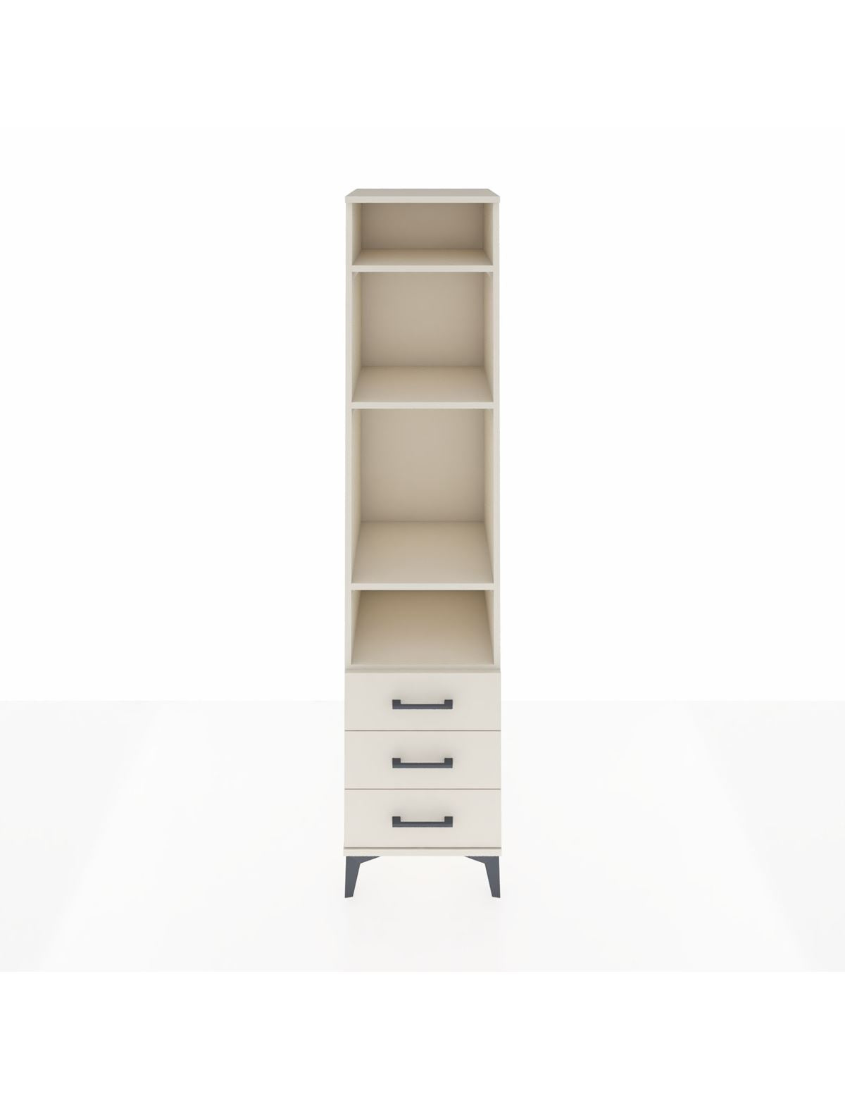 Hyperion Dolap 4 Raflı 3 Çekmeceli 44x44x195 Aytaşı-Aytaşı