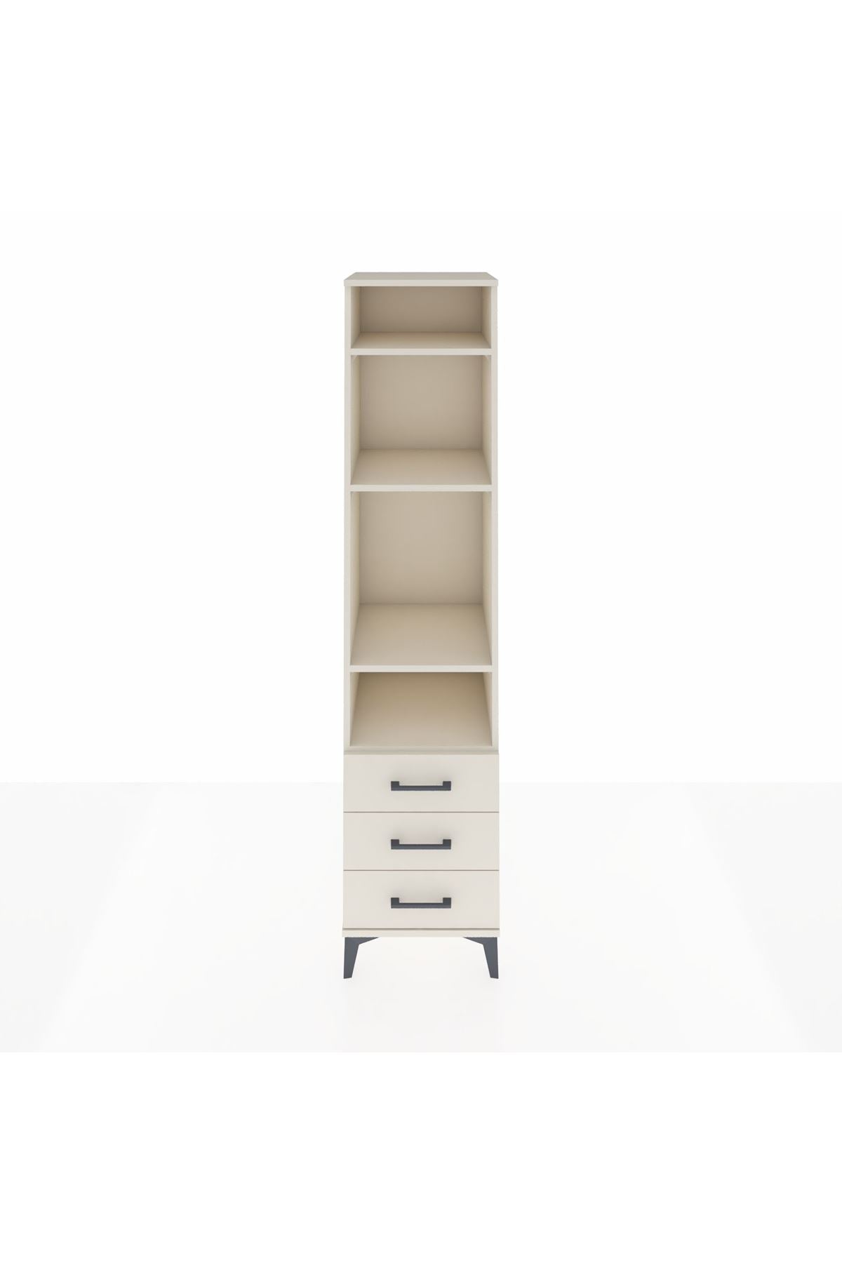 Hyperion Dolap 4 Raflı 3 Çekmeceli 44x44x195 Aytaşı-Aytaşı