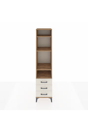 Hyperion Dolap 4 Raflı 3 Çekmeceli 44x44x195 Çam-Aytaşı