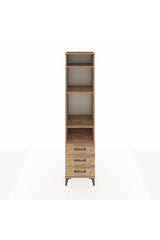 Hyperion Dolap 4 Raflı 3 Çekmeceli 44x44x195