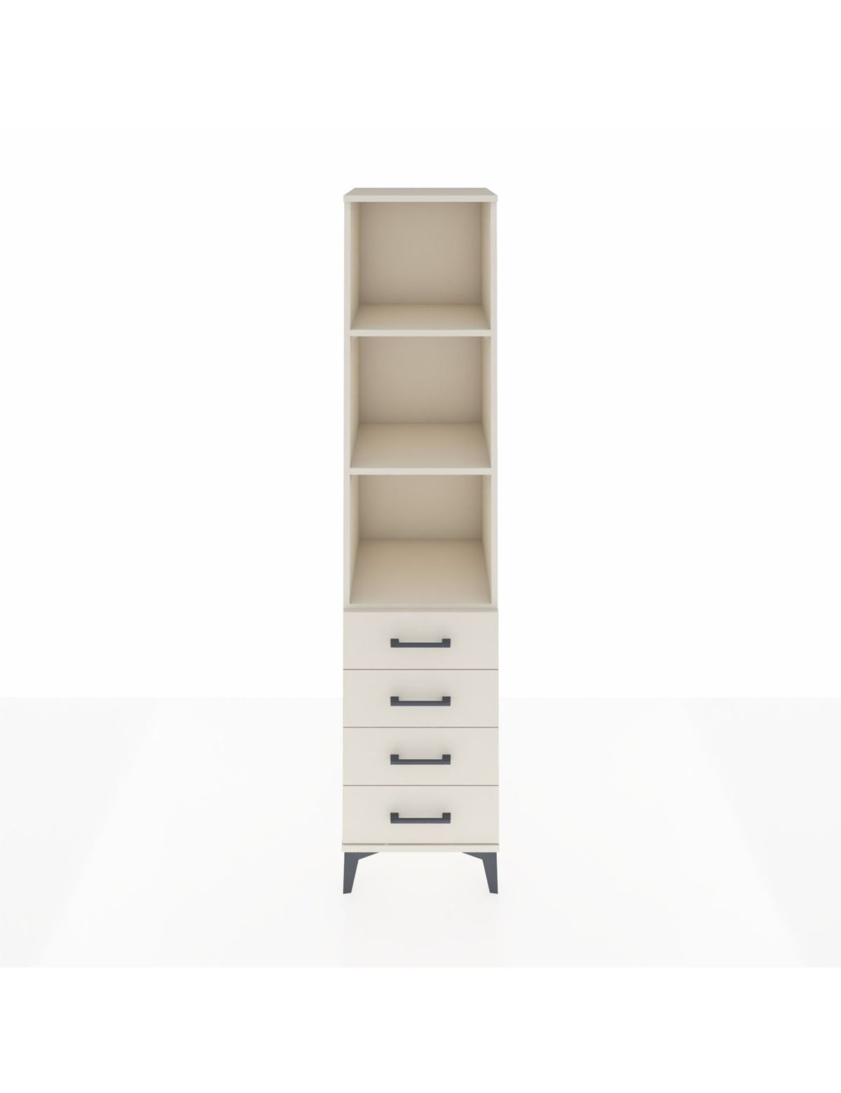 Hyperion Dolap 3 Raflı 4 Çekmeceli 44x44x195 Aytaşı-Aytaşı