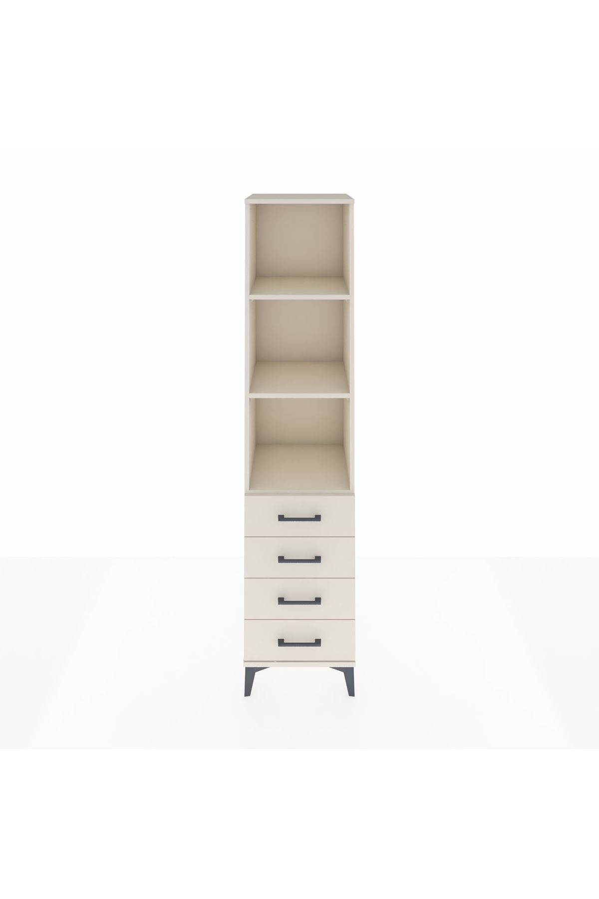 Hyperion Dolap 3 Raflı 4 Çekmeceli 44x44x195 Aytaşı-Aytaşı