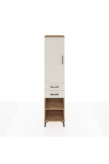 Hyperion Dolap 3 Raflı 2 Çekmeceli Tek Kapaklı 44x44x195