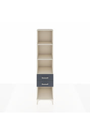 Hyperion Dolap 3 Raflı 2 Çekmeceli 44x44x195 Aytaşı-Antrasit