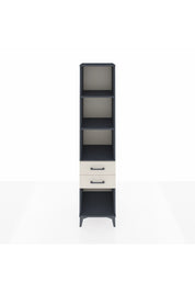 Hyperion Dolap 3 Raflı 2 Çekmeceli 44x44x195 Antrasit-Aytaşı