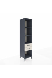 Hyperion Dolap 3 Raflı 2 Çekmeceli 44x44x195 Antrasit-Aytaşı