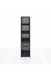 Hyperion Dolap 3 Raflı 2 Çekmeceli 44x44x195 Antrasit-Antrasit