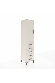 Hyperion Dolap 3 Raflı 5 Çekmeceli Tek Kapaklı 44x44x195 Aytaşı-Aytaşı