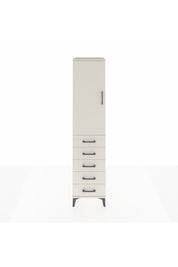 Hyperion Dolap 3 Raflı 5 Çekmeceli Tek Kapaklı 44x44x195 Aytaşı-Aytaşı