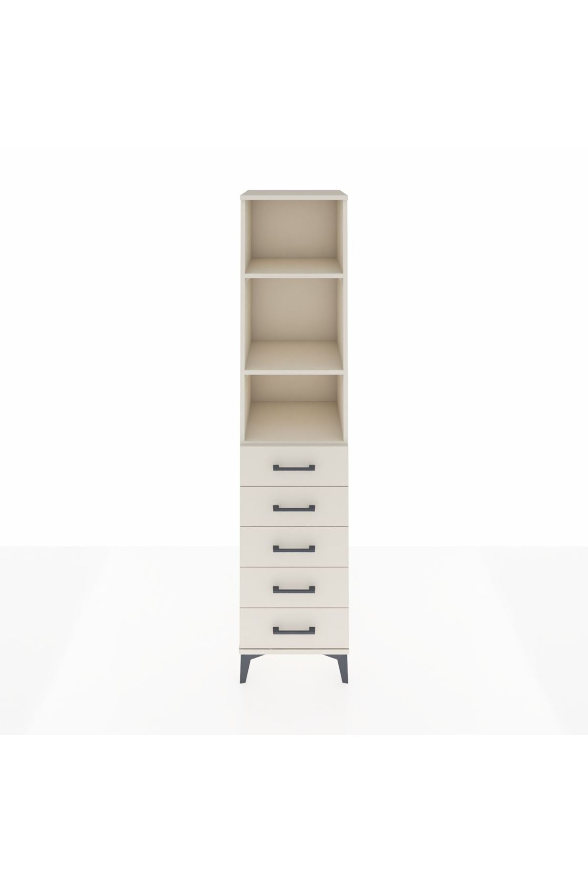 Hyperion Dolap 3 Raflı 5 Çekmeceli 44x44x195 Aytaşı-Aytaşı