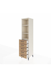 Hyperion Dolap 3 Raflı 5 Çekmeceli 44x44x195 Aytaşı-Çam