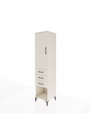 Hyperion Dolap Tek Raflı 3 Çekmeceli Tek Askılı 44x44x195 Aytaşı-Aytaşı
