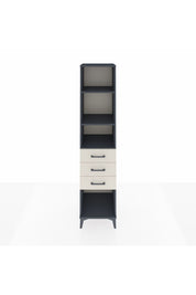 Hyperion Dolap 3 Raflı 3 Çekmeceli 44x44x195 Antrasit-Aytaşı