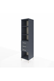 Hyperion Dolap 3 Raflı 3 Çekmeceli 44x44x195 Antrasit-Antrasit