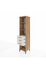 Hyperion Dolap 3 Raflı 3 Çekmeceli 44x44x195 Çam-Aytaşı