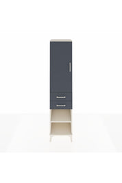 Hyperion Dolap 2 Raflı 2 Çekmeceli Tek Askılı 44x44x195 Aytaşı-Antrasit