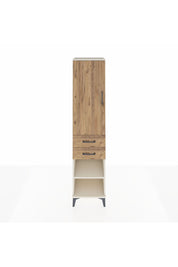 Hyperion Dolap 2 Raflı 2 Çekmeceli Tek Askılı 44x44x195 Aytaşı-Çam