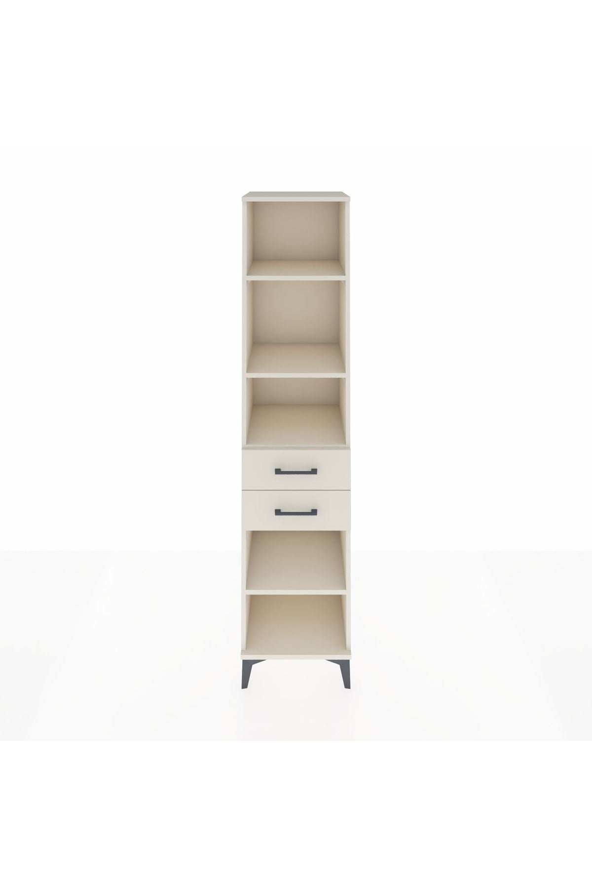 Hyperion Dolap 4 Raflı 2 Çekmeceli 44x44x195 Aytaşı-Aytaşı