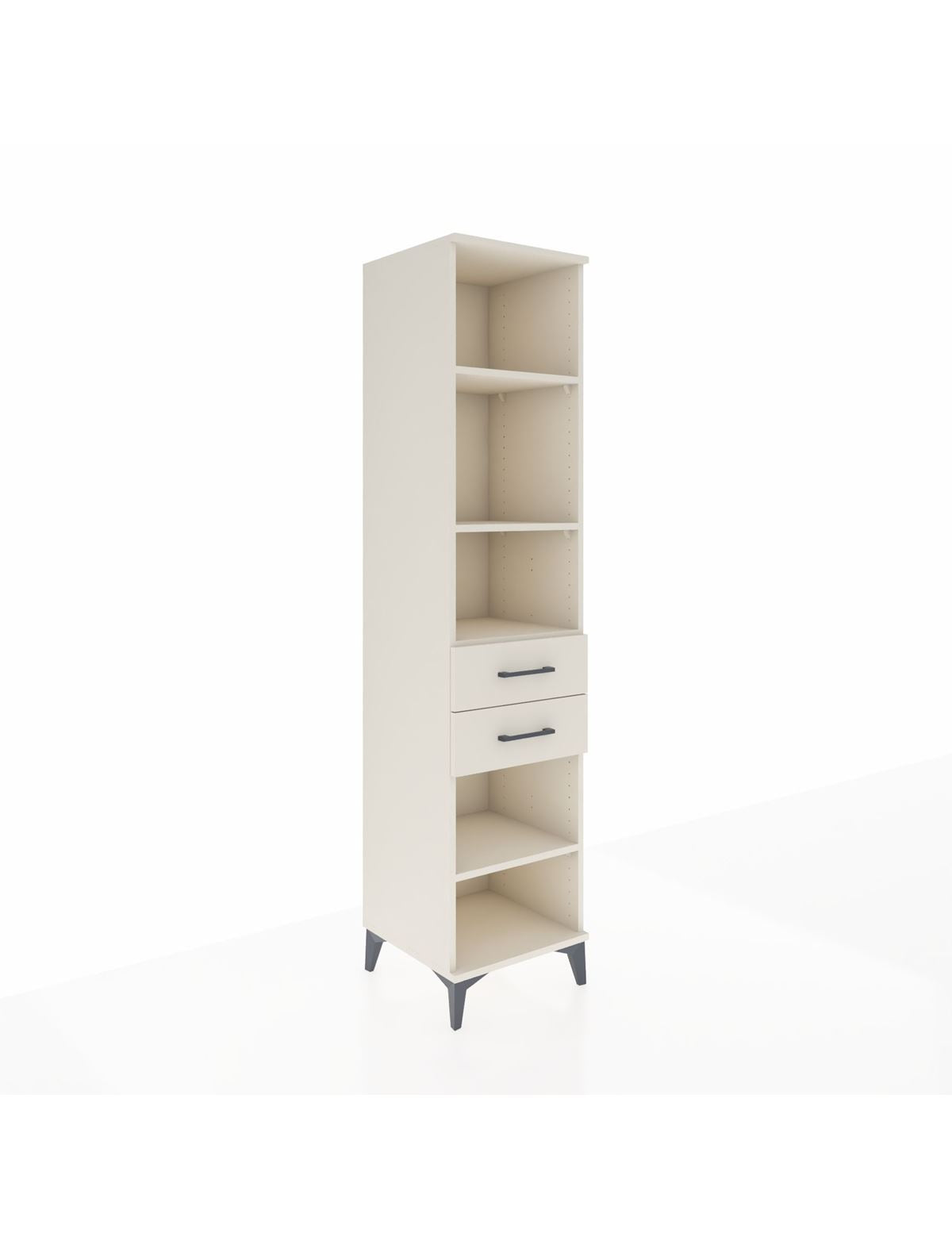 Hyperion Dolap 4 Raflı 2 Çekmeceli 44x44x195 Aytaşı-Aytaşı