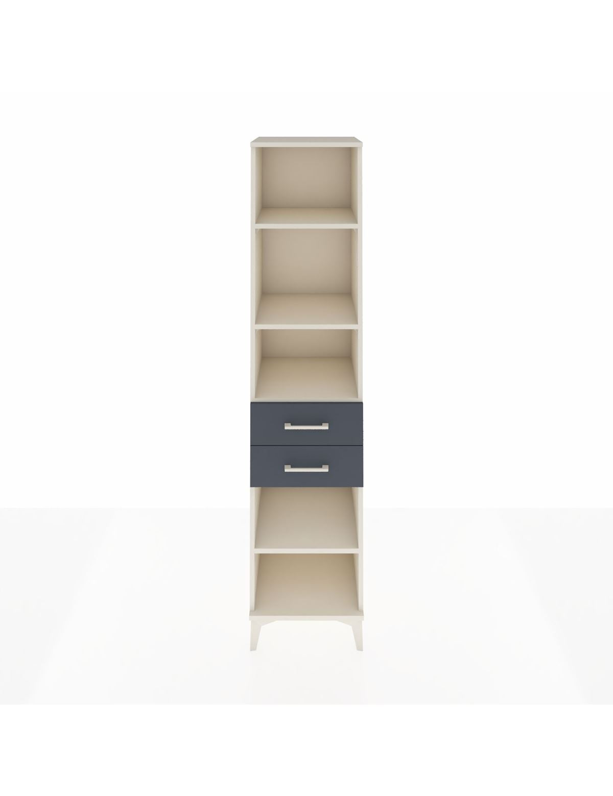 Hyperion Dolap 4 Raflı 2 Çekmeceli 44x44x195 Aytaşı-Antrasit