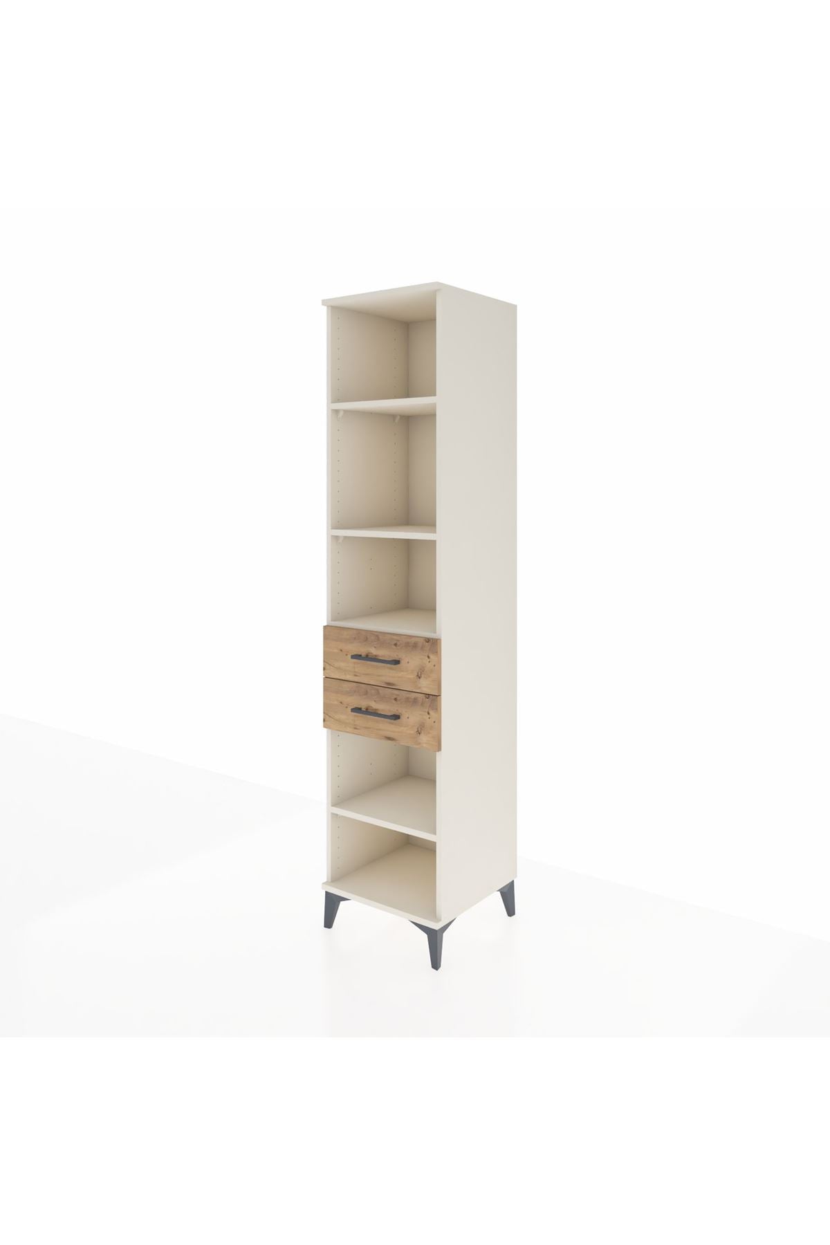 Hyperion Dolap 4 Raflı 2 Çekmeceli 44x44x195 Aytaşı-Çam