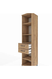 Hyperion Dolap 4 Raflı 2 Çekmeceli 44x44x195 Çam-Çam