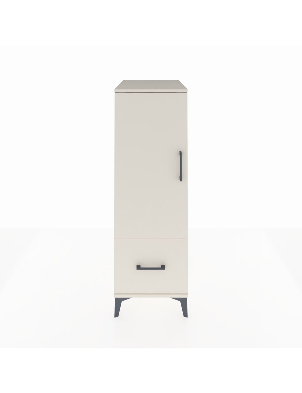 Kronos Dolap 2 Raflı Tek Çekmeceli Tek Kapaklı 44x59x134 Aytaşı-Aytaşı