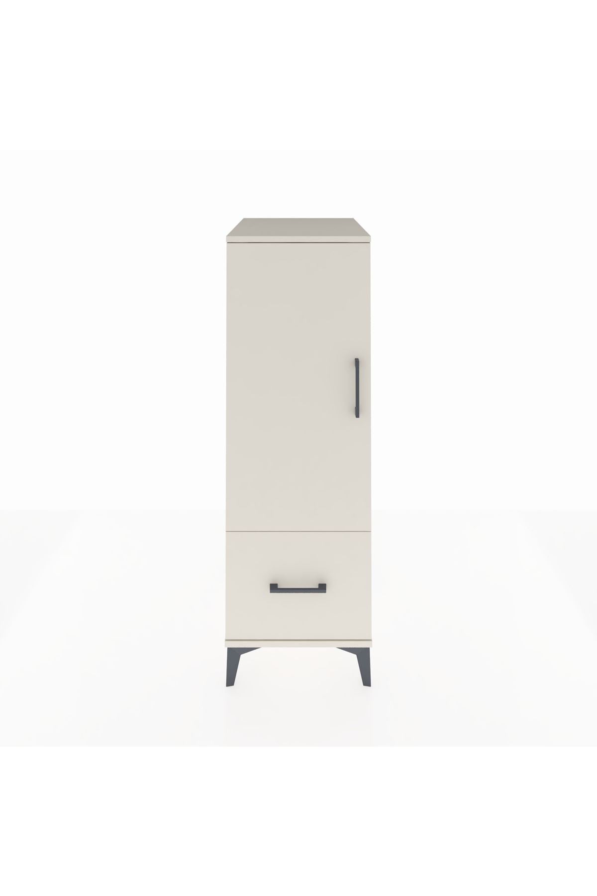 Kronos Dolap 2 Raflı Tek Çekmeceli Tek Kapaklı 44x59x134 Aytaşı-Aytaşı