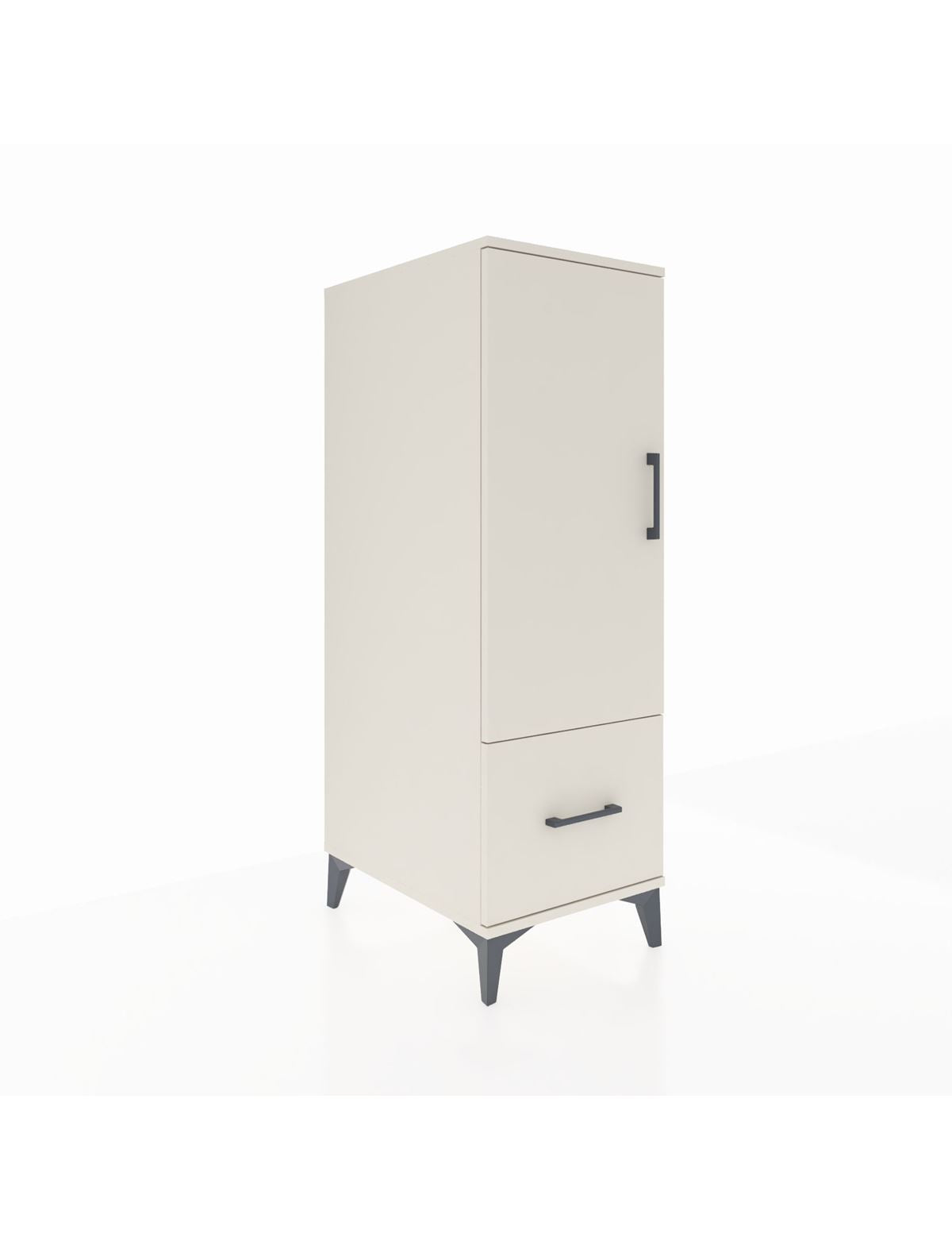 Kronos Dolap 2 Raflı Tek Çekmeceli Tek Kapaklı 44x59x134 Aytaşı-Aytaşı