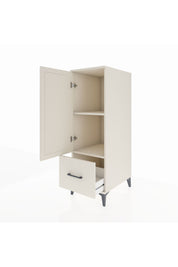 Kronos Dolap 2 Raflı Tek Çekmeceli Tek Kapaklı 44x59x134 Aytaşı-Aytaşı