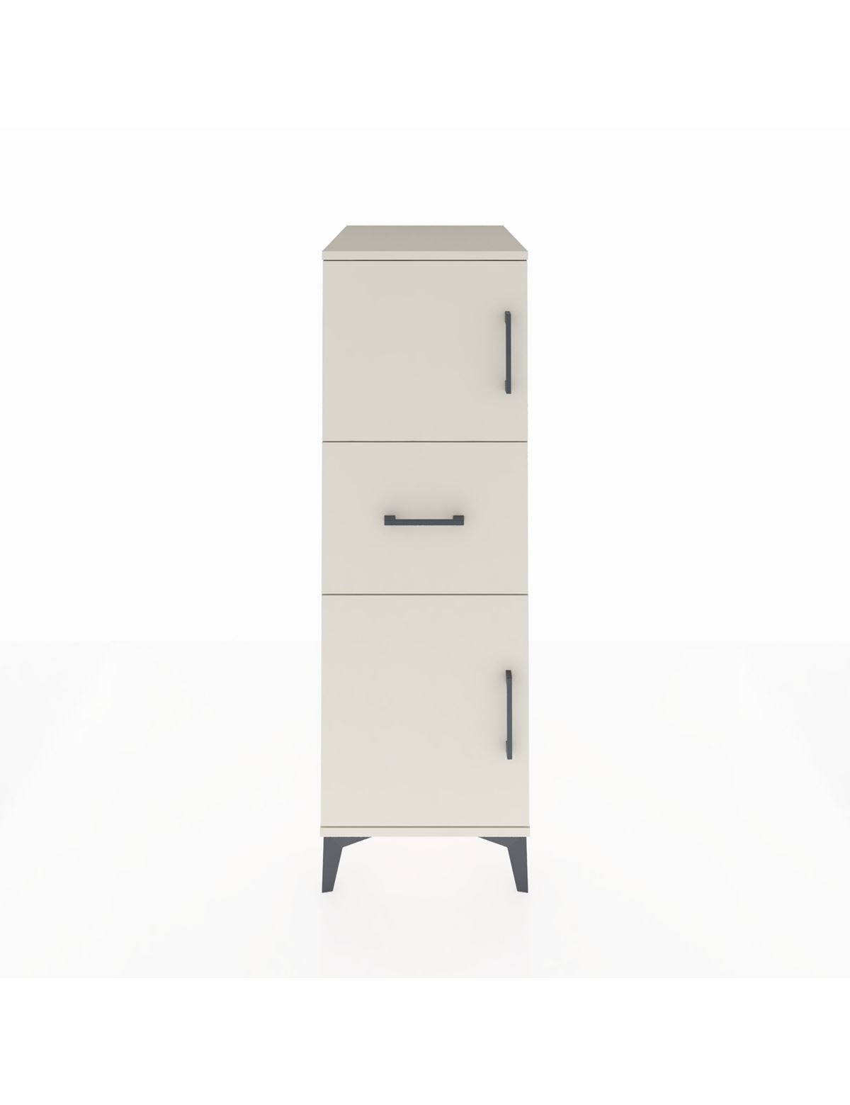 Kronos Dolap Tek Raflı Tek Çekmeceli 2 Kapaklı 44x59x134 Aytaşı-Aytaşı