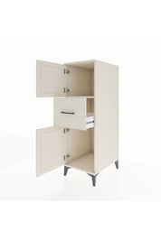 Kronos Dolap Tek Raflı Tek Çekmeceli 2 Kapaklı 44x59x134 Aytaşı-Aytaşı