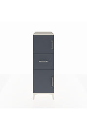 Kronos Dolap Tek Raflı Tek Çekmeceli 2 Kapaklı 44x59x134 Aytaşı-Antrasit