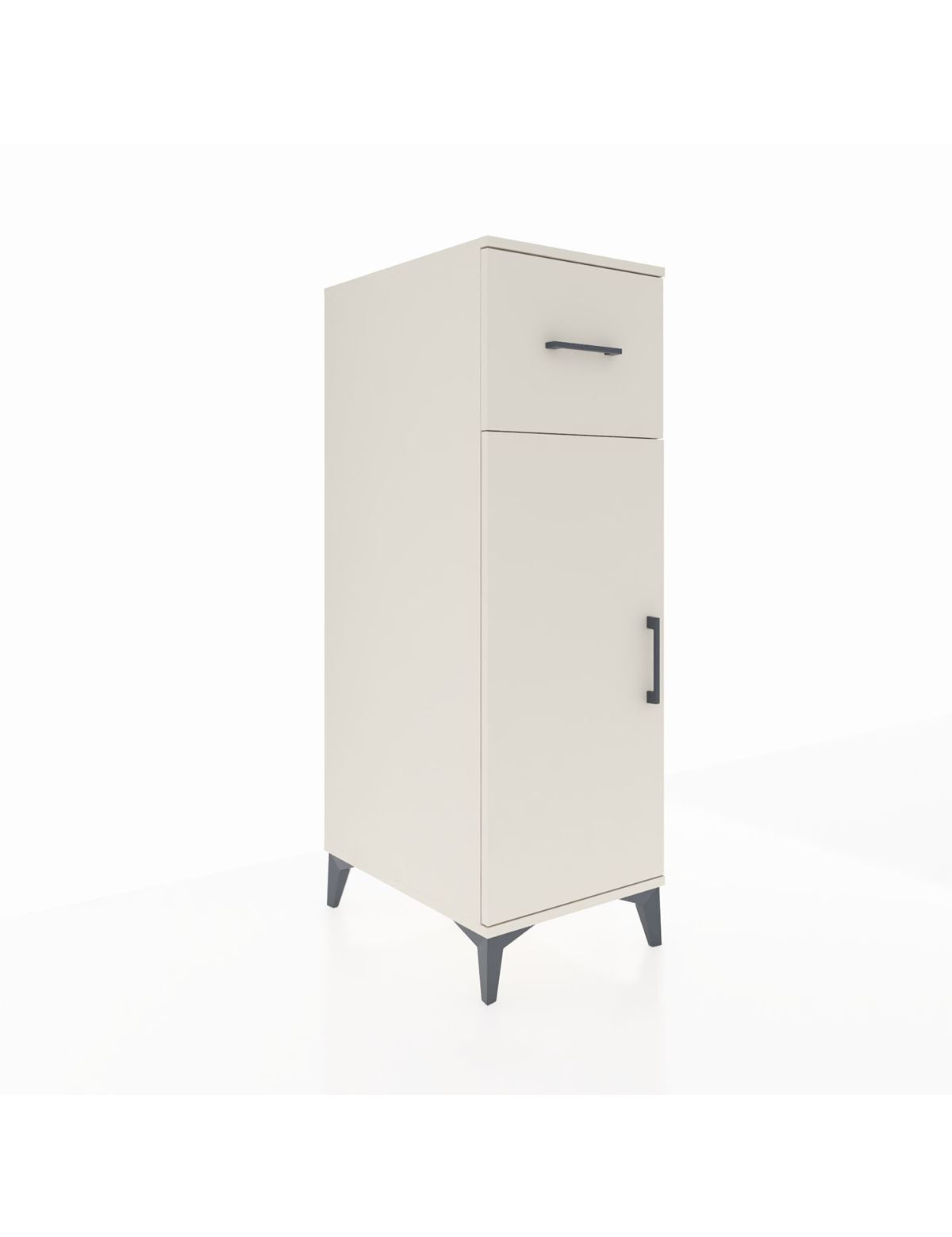 Kronos Dolap 2 Raflı Tek Çekmeceli Tek Kapaklı 44x59x134 Aytaşı-Aytaşı