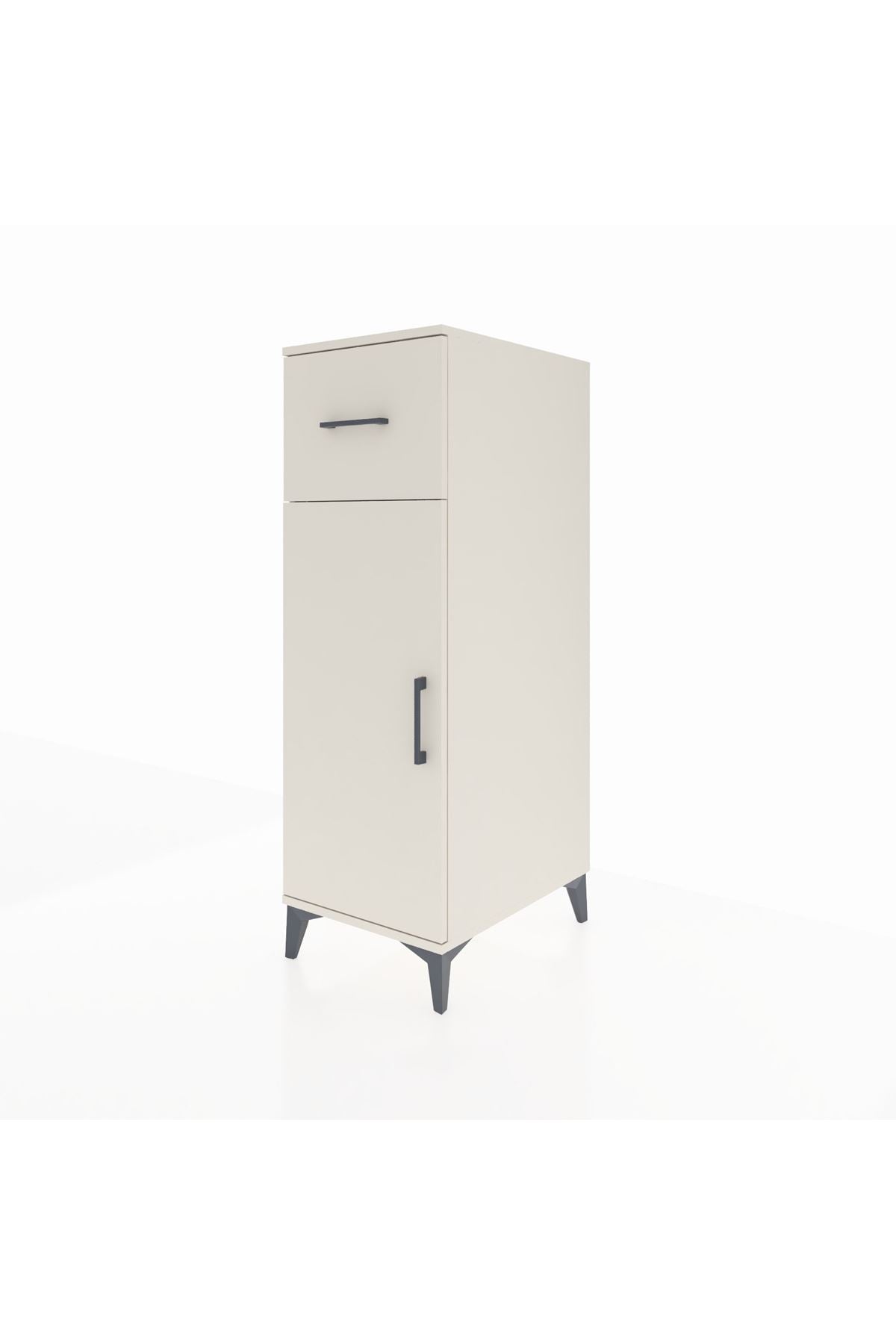 Kronos Dolap 2 Raflı Tek Çekmeceli Tek Kapaklı 44x59x134 Aytaşı-Aytaşı