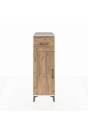 Kronos Dolap 2 Raflı Tek Çekmeceli Tek Kapaklı 44x59x134 Aytaşı-Çam