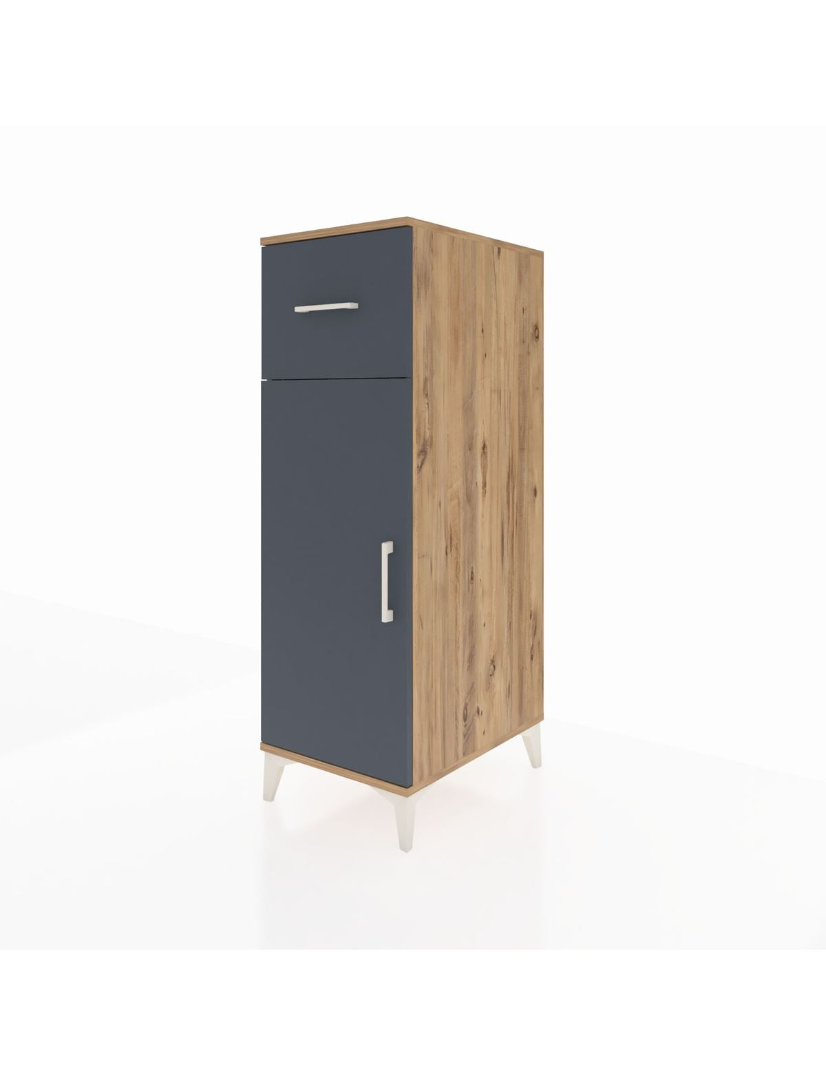Kronos Dolap 2 Raflı Tek Çekmeceli Tek Kapaklı 44x59x134 - S82M003V8C