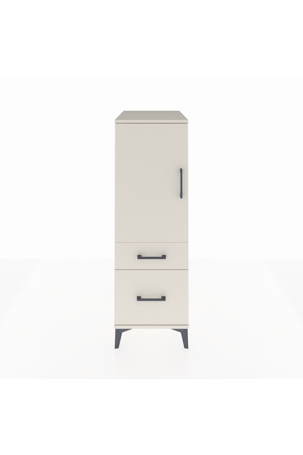 Kronos Dolap 2 Raflı 2 Çekmeceli Tek Kapaklı 44x59x134 Aytaşı-Aytaşı