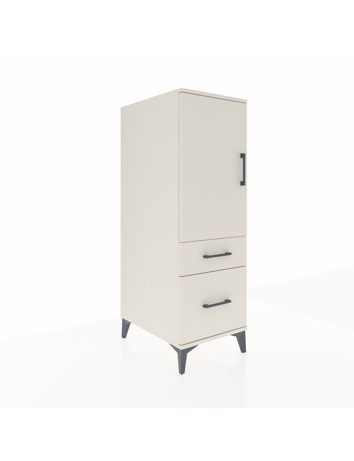 Kronos Dolap 2 Raflı 2 Çekmeceli Tek Kapaklı 44x59x134 Aytaşı-Aytaşı