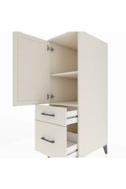 Kronos Dolap 2 Raflı 2 Çekmeceli Tek Kapaklı 44x59x134 Aytaşı-Aytaşı