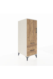 Kronos Dolap 2 Raflı 2 Çekmeceli Tek Kapaklı 44x59x134 Aytaşı-Çam