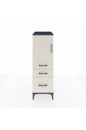 Kronos Dolap 2 Raflı 3 Çekmeceli Tek Kapaklı 44x59x134 Antrasit-Aytaşı