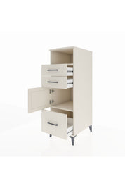 Kronos Dolap 2 Raflı 3 Çekmeceli Tek Kapaklı 44x59x134 Aytaşı-Aytaşı