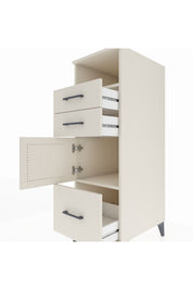 Kronos Dolap 2 Raflı 3 Çekmeceli Tek Kapaklı 44x59x134 Aytaşı-Aytaşı