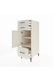 Kronos Dolap 2 Raflı 3 Çekmeceli Tek Kapaklı 44x59x134 Aytaşı-Aytaşı