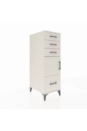 Kronos Dolap Tek Raflı 3 Çekmeceli Tek Kapaklı 44x59x134 Aytaşı-Aytaşı