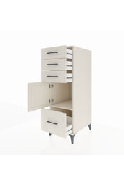 Kronos Dolap Tek Raflı 3 Çekmeceli Tek Kapaklı 44x59x134 Aytaşı-Aytaşı