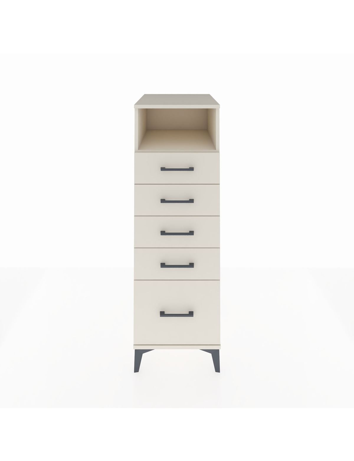 Kronos Dolap Tek Raflı 5 Çekmeceli 44x59x134 Aytaşı-Aytaşı