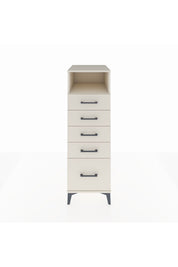 Kronos Dolap Tek Raflı 5 Çekmeceli 44x59x134 Aytaşı-Aytaşı